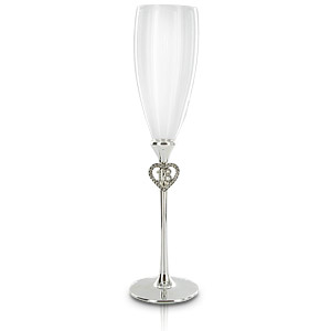 silver Plated Single 18th Birthday Champagne Glass