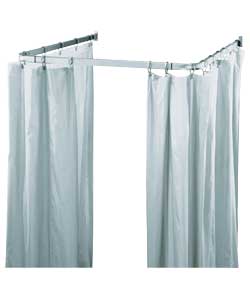 Shower Frame and Curtain Set