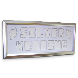 Silver Wedding Anniversary Create a Pix Mount