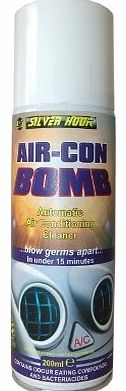 SILVERHOOK 2 x AIR CON BOMB - AIR CONDITIONING CLEANER 200ml - PACK OF 2 *GREAT VALUE*
