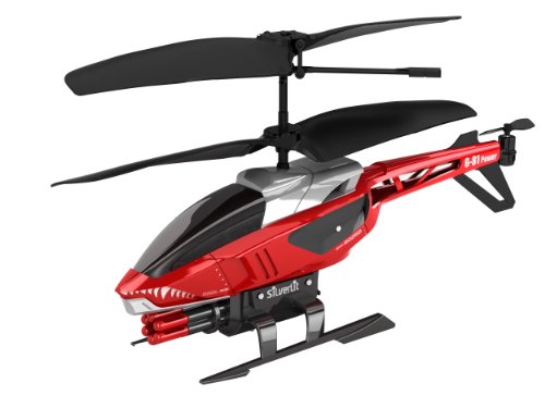 Heli Blaster 3-Channel Remote Control Helicopter with Six Rockets (Colour varies)