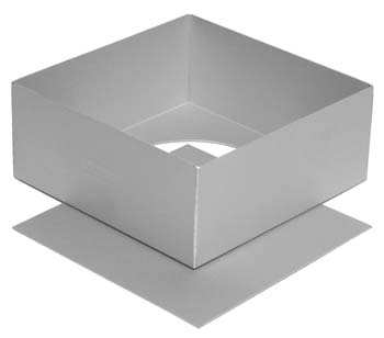 10in Square cake pan with loose base