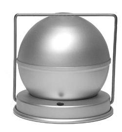Silverwood silver anodised 4in Spherical pudding
