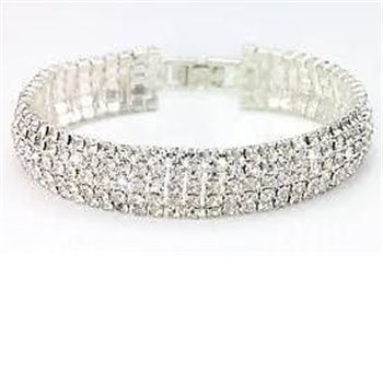 64N Crystal Cuff Bracelet with Swarovski Elements