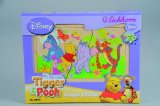 Simba Toys My Friends Tigger and Pooh Wooden Shadow Puzzle. 7 Pieces