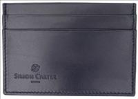 Black Leather Credit Card Holder by