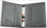 Black Leather Credit Card Wallet by