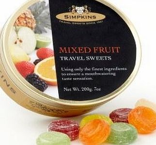 Simpkins Mixed Fruit Travel Sweets 200g (7oz)
