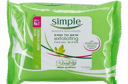 Kind To Skin Exfoliating Facial Wipes 25
