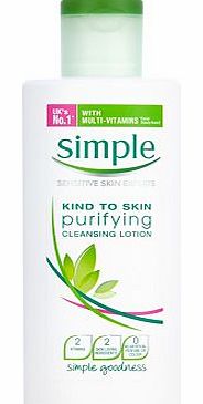 Simple Kind To Skin Purifying Cleansing Lotion