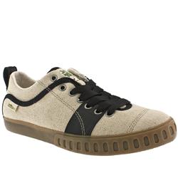 Simple Male Simple Carload Fabric Upper Fashion Trainers in Stone