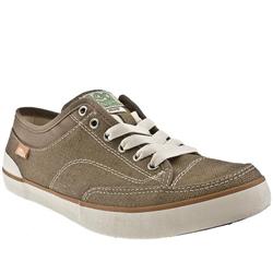 Simple Male Sno-tire Cvs Fabric Upper Fashion Trainers in Brown