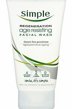 SIMPLE Regeneration Age Resisting Facial Wash