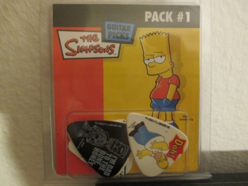 Grover Allman The Simpsons Guitar Picks 5-Pack#1