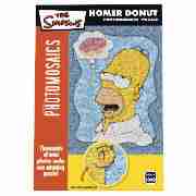 Photomosaic Puzzle Homer Donut