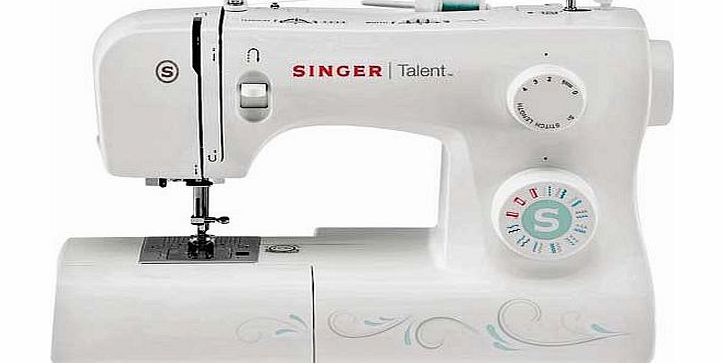 Singer 3321 Talent Sewing Machine - White