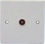 single Flush MountingCoaxial Outlet  ( Flush
