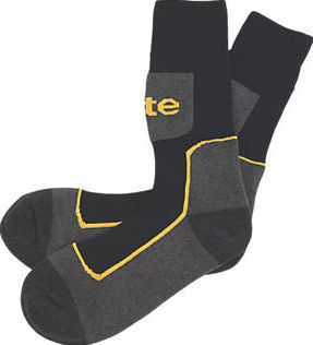 Site, 1228[^]8397D Comfort Work Socks 3 Pairs Black / Grey