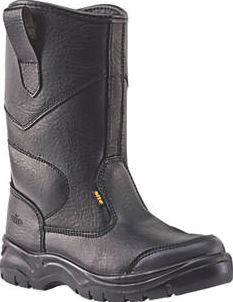 Site, 1228[^]87178 Gravel Rigger Safety Boots Black Size 11