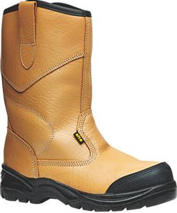 Site, 1228[^]94095 Gravel Rigger Safety Boots Tan Size 6 94095