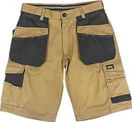 Site, 1228[^]18730 Hound Multi-Pocket Shorts Khaki / Black