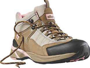 Site, 1228[^]96240 Ladies Safety Trainer Boots Beige Size 4