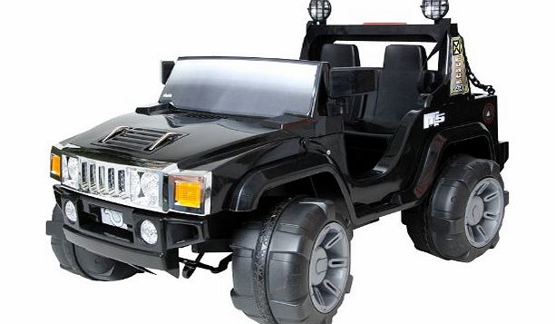 SixBros. Force Land Childrens Electric Ride On Jeep Black - 07-BK/319