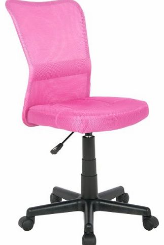 SixBros H-298F/1412 Office Swivel Chair Pink