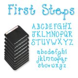 Sizzlits Alphabet Set 9 Dies - First Steps by Emily Humble