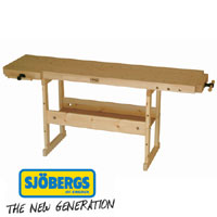 1950 Nordic Plus Wood Workbench 1.84 Metre   2 Vices