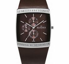 Skagen Ladies Chronograph Brown Watch