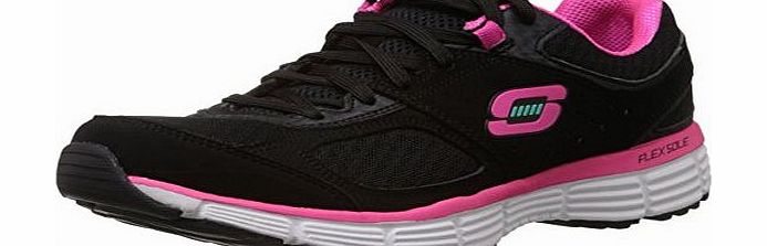 Skechers Agility Perfect Fit, Women Fitness Shoes, Black (Black), 5 UK (38 EU)