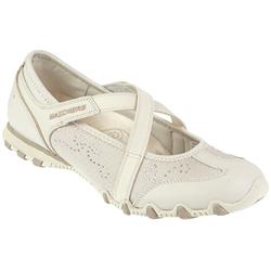 Skechers Female Ske904 Leather/Textile Upper Textile Lining New In in Natural