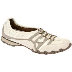 Skechers Female Ske911 Leather/Textile Upper Textile Lining in Off White