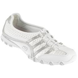 Skechers Female Ske920 Leather/Textile Upper Textile Lining in White