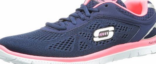 Skechers Flex Appeal Love Your Style, Women Fitness Shoes, Blue (Navy/Hot Pink), 7 UK (40 EU)