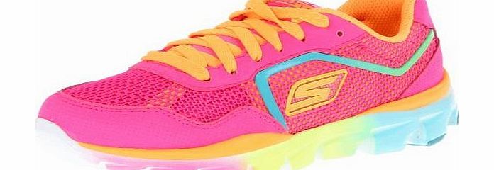 Skechers Go Run Ride, Girls Training Running Shoes, Pink (Npmt), 5 UK (38 EU)