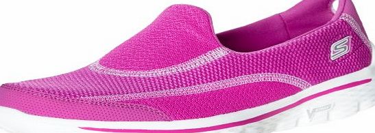 Skechers Go Walk 2 Spark Womens Walking Shoes - Pink (Raspberry), 5 UK (38 EU) (8 US)