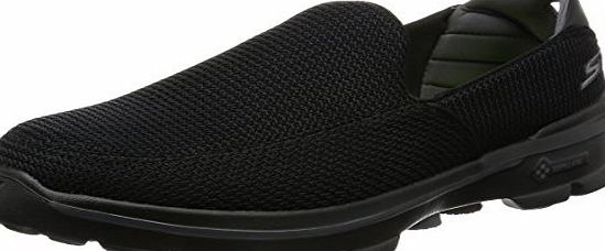 Skechers GOwalk 3 Mens Trainers - Black (BBK), 9 UK