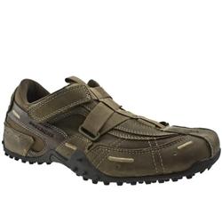 Skechers Male Urban Track Palms Leather Upper Fashion Large Sizes in Brown