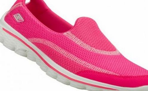 Skechers  Ladies GOwalk 2 Shoes, Pink, UK6