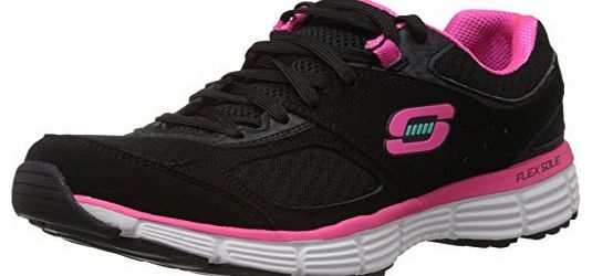 Skechers USA Womens Agility Perfect Fit Low-Top Trainers 11903 Black/Hot Pink 6 UK, 39 EU