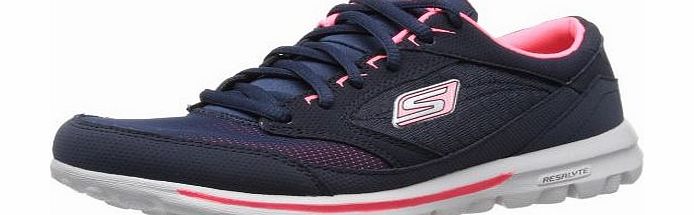 Skechers Womens Go Walk - Baby Navy/Hot Pink Athletic and Outdoor Sandals 13569 39 EU (6 UK) (9 US)