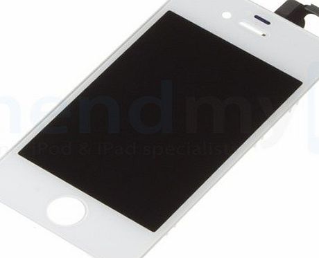 Skiliwah iPhone 4S Replacement White Front Complete LCD Glass Display Touch Screen Digitizer with TOOLS - mendmyi