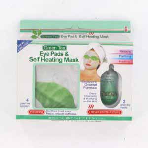 Skin Benefits Eye Pads and Self Heating Green Tea Mask