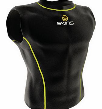 Skins  Compression Sleeveless Top Blk / Gold
