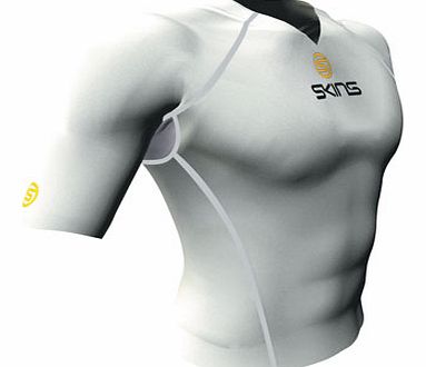 Skins  Skins Compression SS Top White