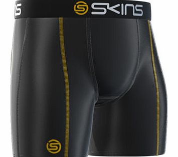 Skins  Sport Shorts Black/Yellow