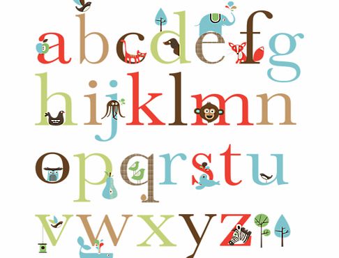 Skip Hop Alphabet Zoo Wall Decals