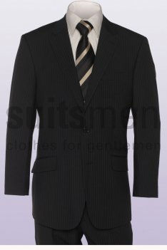 Potts Brown Stripe Suit Jacket